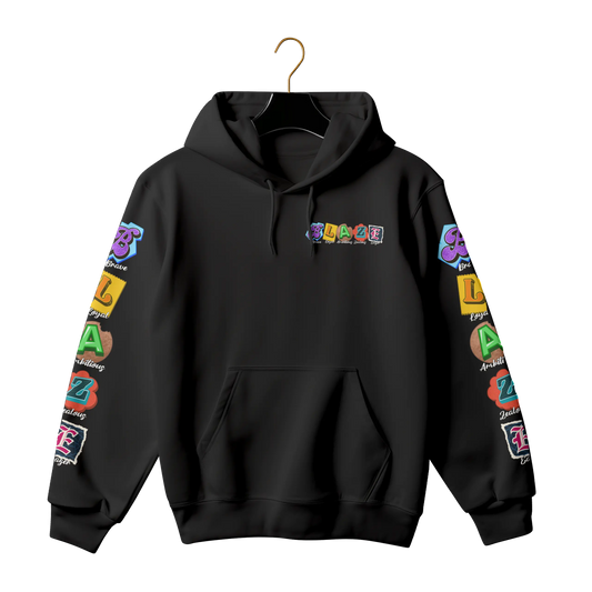 Blaze By Tree Boy Logo Hoodie (Chest + Sleeve Prints) The Tree Boy Brand