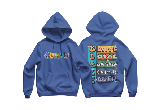 Blaze By Tree Boy Logo Hoodie (Left Chest + Back Print) The Tree Boy Brand