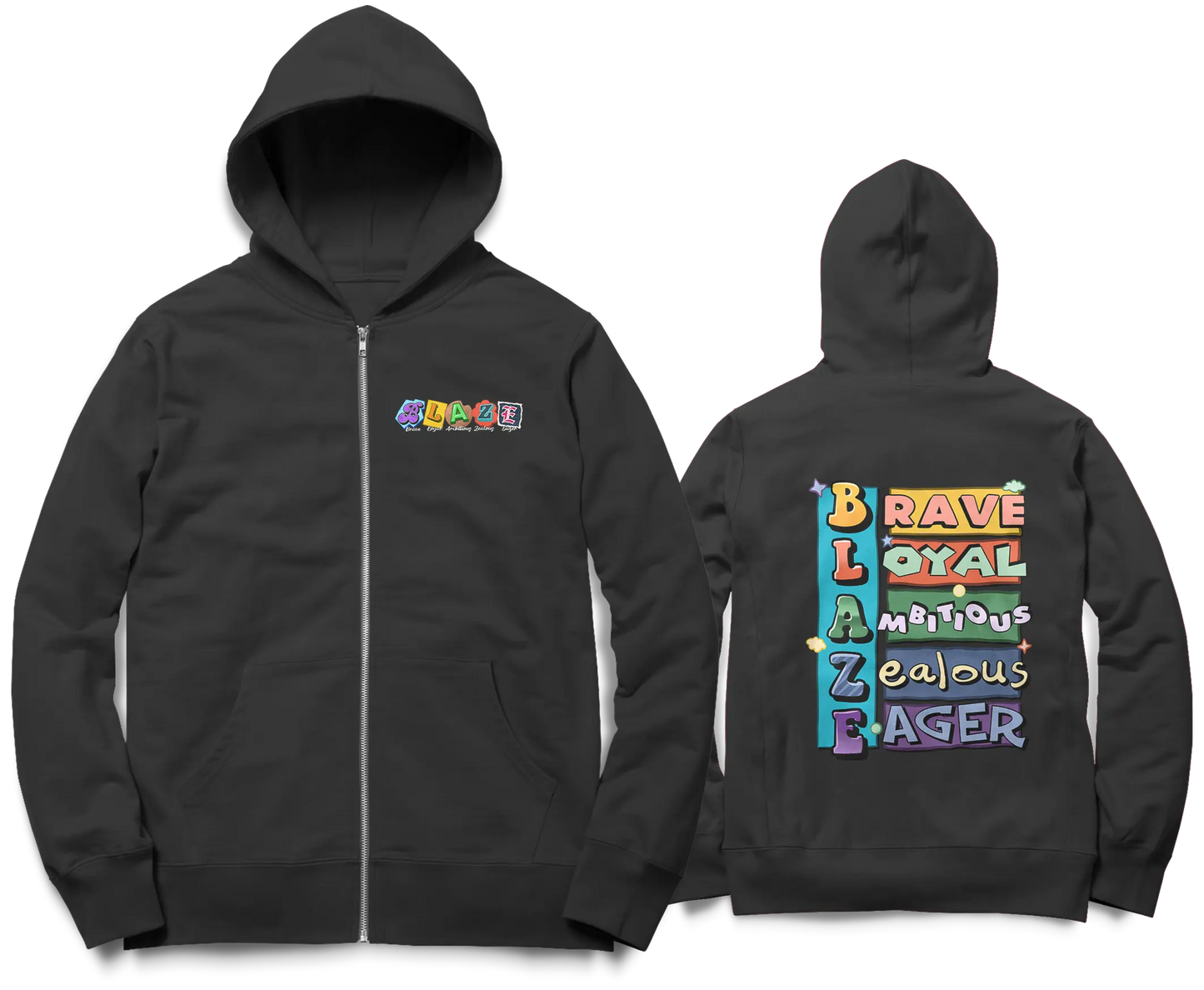 Blaze By Tree Boy Zipper Hoodie The Tree Boy Brand