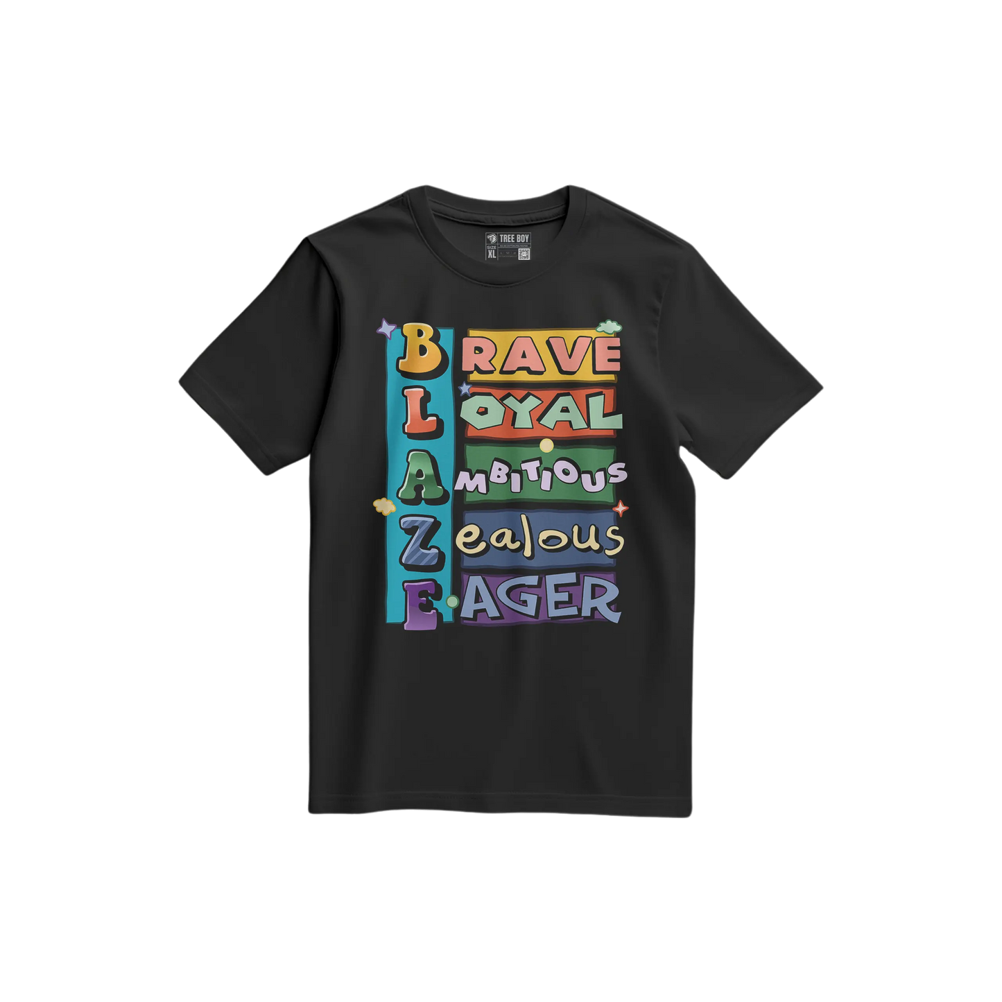Blaze Acronym logo (T-Shirt) The Tree Boy Brand