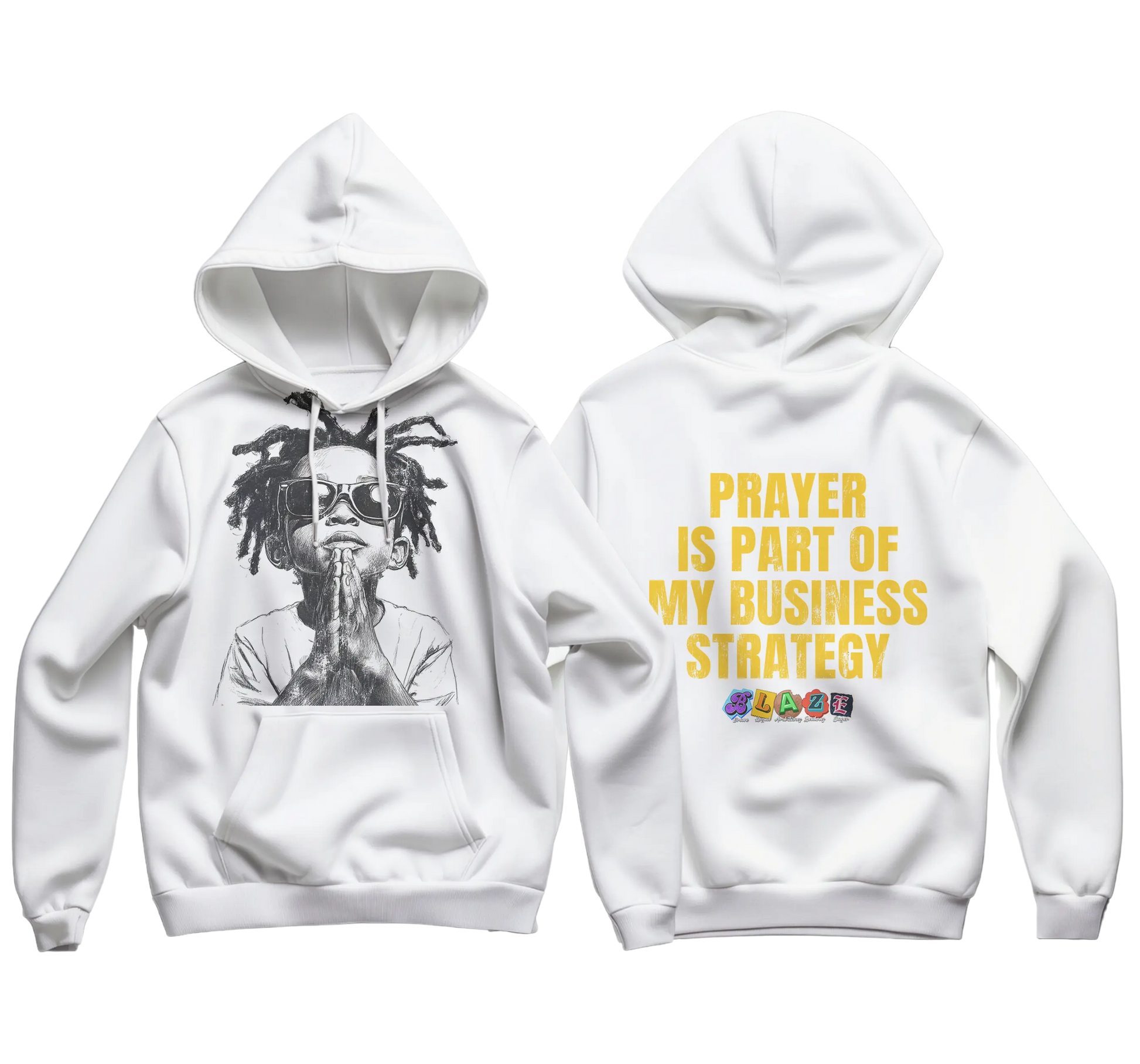 Blaze By Tree Boy Prayer Hoodie – “Prayer Is a Part of My Business Strategy” The Tree Boy Brand