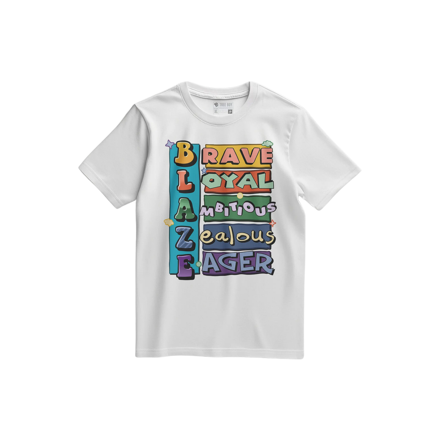 Blaze Acronym logo (T-Shirt) The Tree Boy Brand